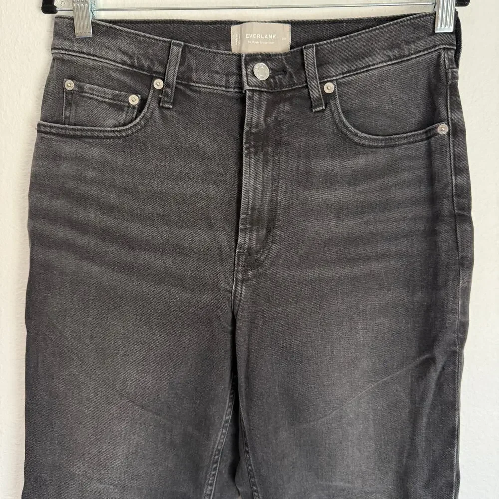 NEW Everlane Sz 29 The Cheeky Straight Jean‎ in Washed Black